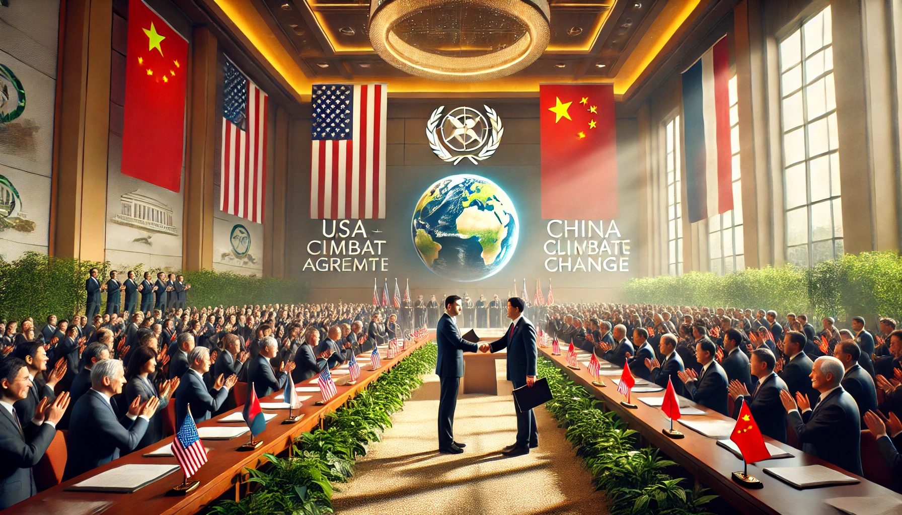 EE.UU. y China Unen Fuerzas para Combatir el Cambio Climático: Se Firma un Acuerdo Histórico